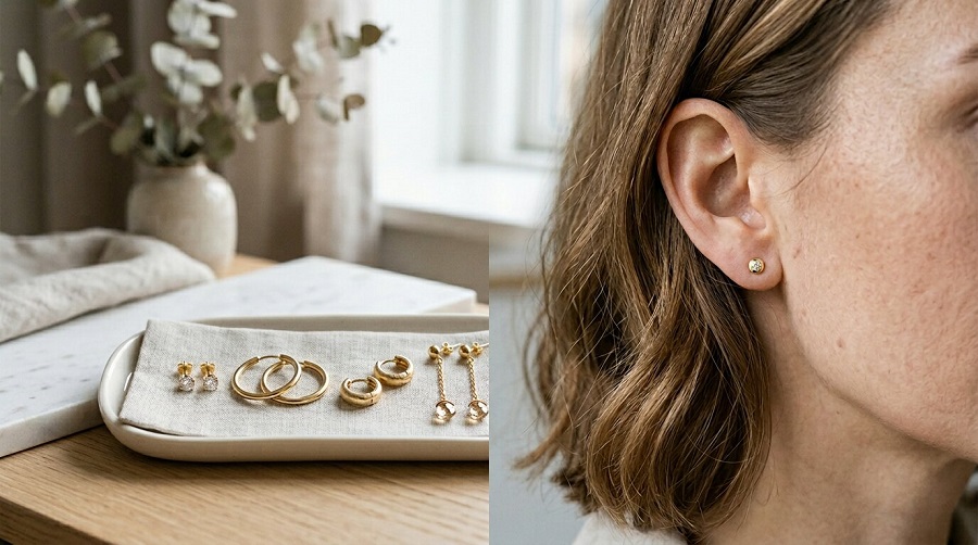 Forskellige typer &oslash;reringe forklaret: &Oslash;reringe, hoops, huggies, drops